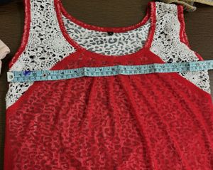 Red Leopard Print Dress