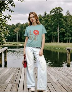 Mint Green Cropped T-Shirt