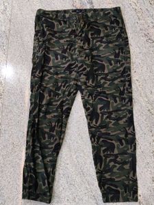 Camo Print Jogger Pants