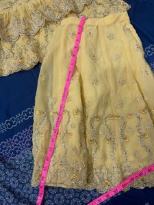 Yellow Wedding Lehenga Dress