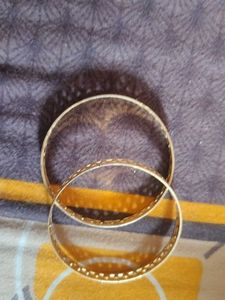 Gold-Plated Bangle Set(2pieces)
