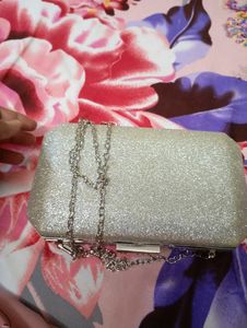 Glitter &amp; Sequined Wedding Bridal Clutch