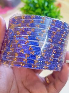 Trending glass bangle with stone