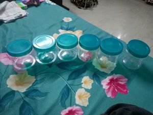 6 plastic air tight container small