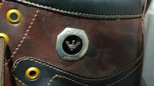 Giorgio Armani High Quality Ankle Leather Shoes