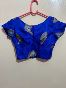 Royal Blue Blouse