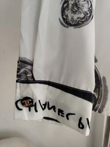 Chanel Print Button Up Shirt
