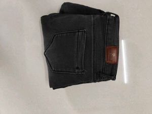 Faded Black Jeans For Women