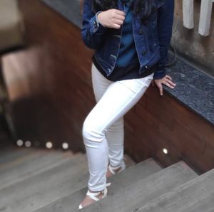 White Straight Leg Pants