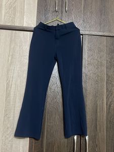 Navy Blue Flared Pants