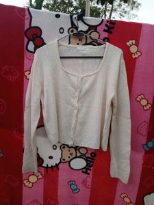 Cardigan Top - Cream