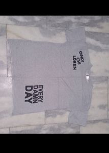 Oversized Grey Tshirt For Women