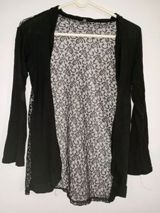Black Net Shrug