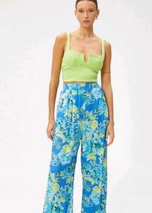 Floral Wide Leg Pants