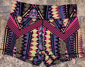 Funky Patterned Athletic Shorts