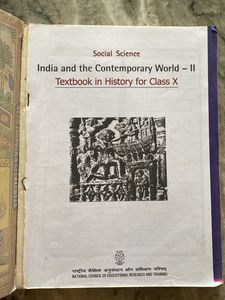 Class 10th English MCB and History Textbook