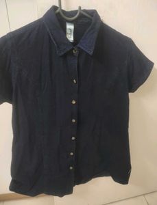 Denim Short Sleeve Shirt