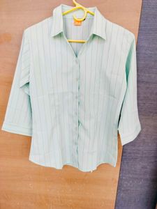 Lime Green Colour Formal Shirt
