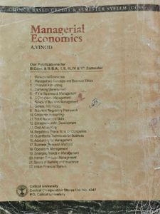 Managerial Economics Book