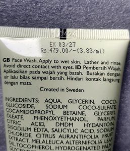 Purifying Gel Wash with Organic Tea Tree &amp; Lime