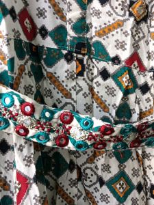 Patterned Ethnic Dress