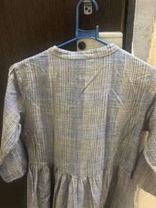 Grey Round Kurta (M) Size