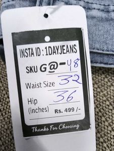 G@48 Size-32 (Sale) Latest Ladies high waist Jeans