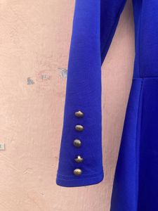 Royal Blue Fit &amp; Flare Party Dress