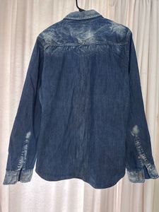 Smart Trendy Denim Stone Washed Shirt