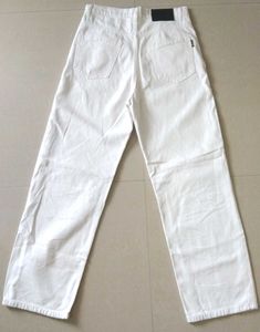 Premium White Straight Fit Denim Jeans – Timeless