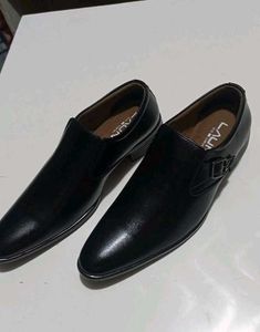 Black Leather Monk Strap Dress Shoes
