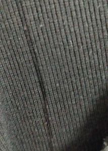 Black V-Neck Long Sleeve Shirt
