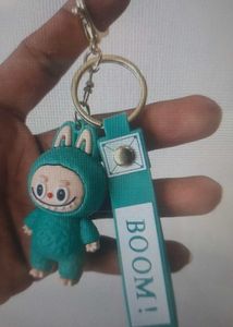 Green Labubu Bag Charm