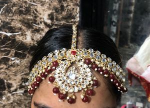 Heavy Kundan Maangtika
