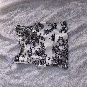 aesthetic pinterest floral tank top