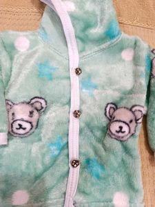 Bear Print Woolen Set