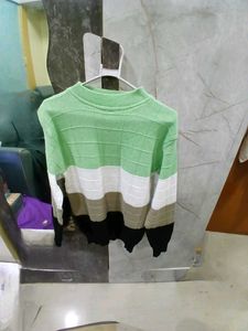 Striped Knit Sweater