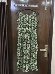 Paisley Print Sleeveless Dress