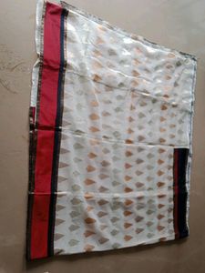 Lovely off White Saree