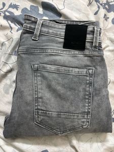 Stylish Grey Denim Jeans