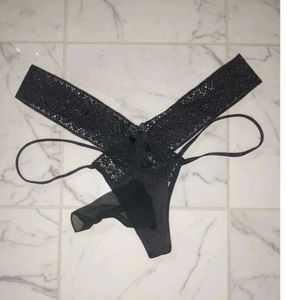 Designer Men's Lace Thong with elephant bulge