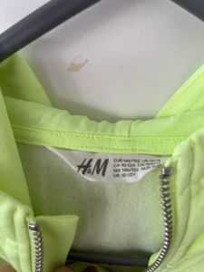 h&amp;m Neon Green Hoodie