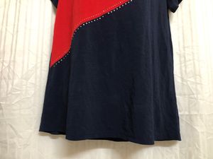 Blue Short Sleeve Top
