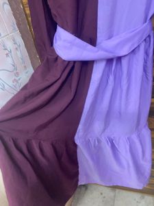Beautiful Double Colour Shade Midi 💜🤎
