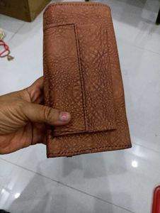 Wallet With Mobile Keeper Pouch