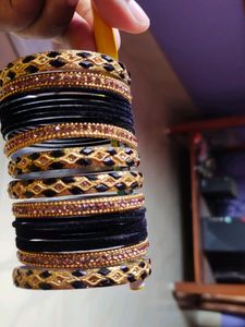 Beautiful 😻 Black Velvet Bangles😘😘