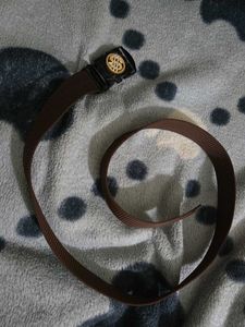 Brown Belt with $ Buckle