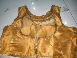 Gold Embroidered Indian Blouse