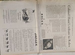 1953 Times: First Everest Ascent