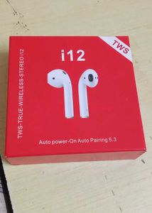 New i12 TWS Wireless Earbuds